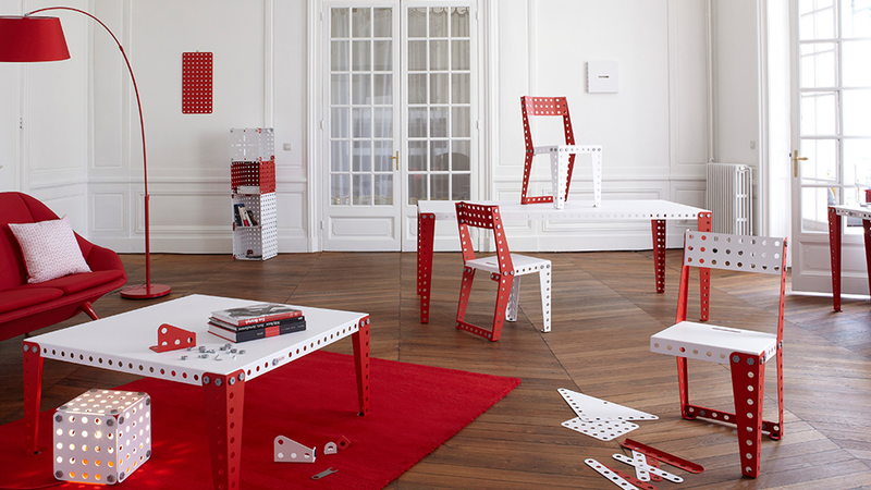 Illustration for article titled Giant Meccano Home Pieces Let You Build Whatever Furniture You Need